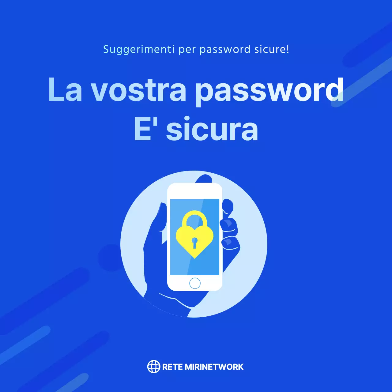 Suggerimenti per la combinazione di password dall'azienda della rete blu