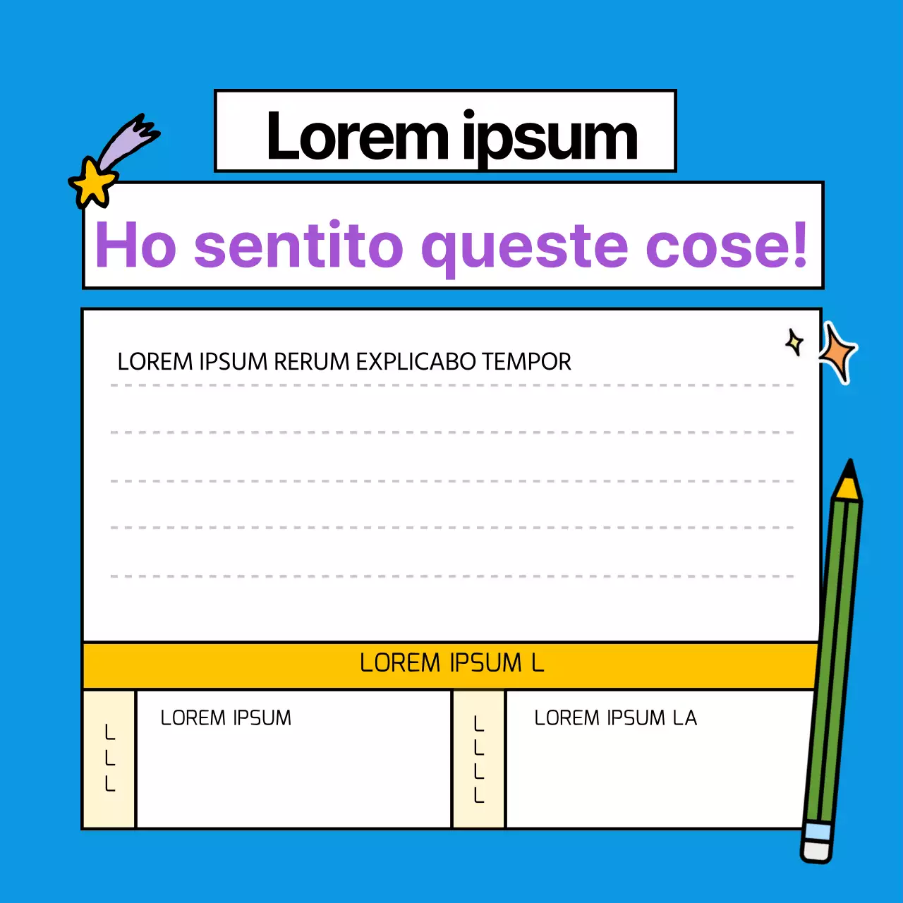 Carino il biglietto di missione personale del ClubNews Design