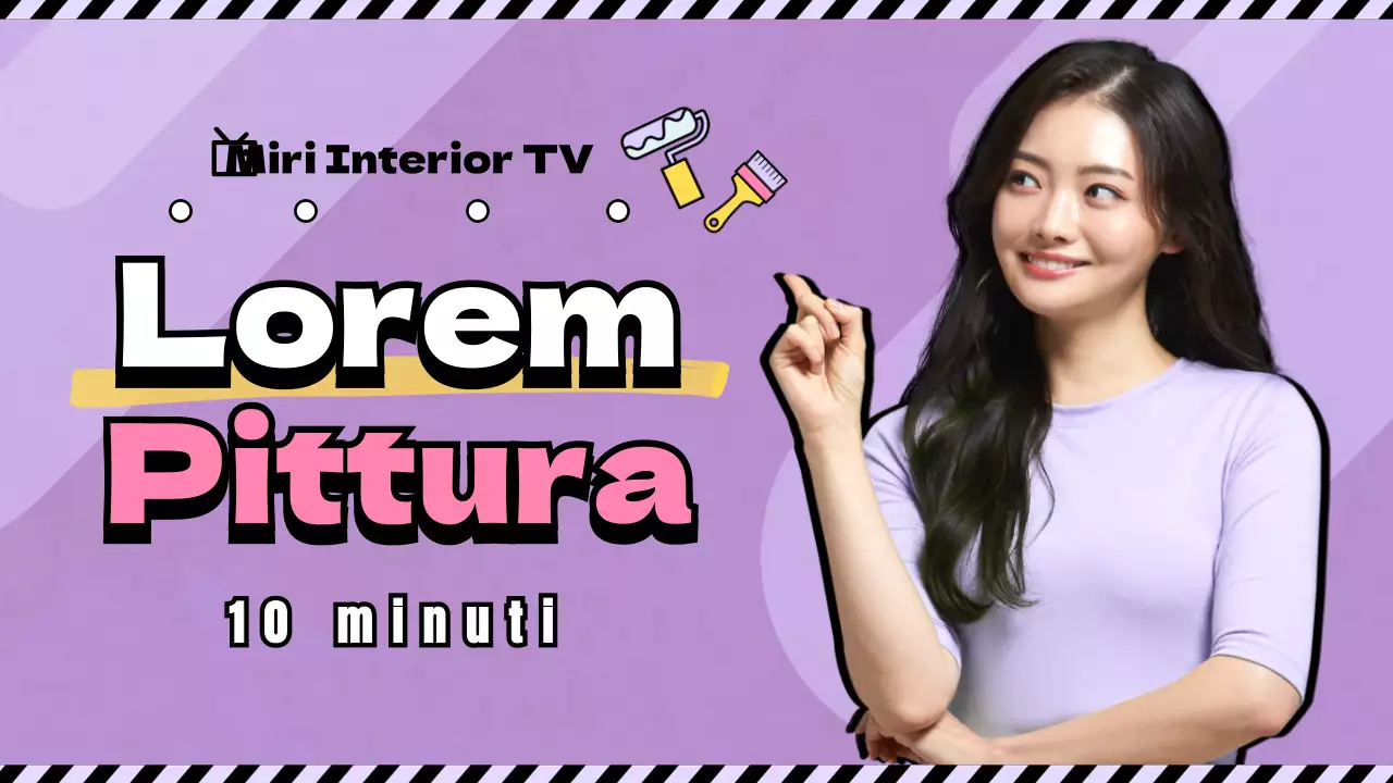 Una miniatura di YouTube color malva e viola al punto giusto.