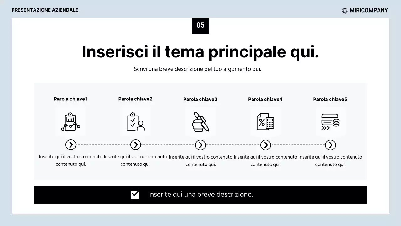 Rapporti di lavoro puliti in azzurro e nero