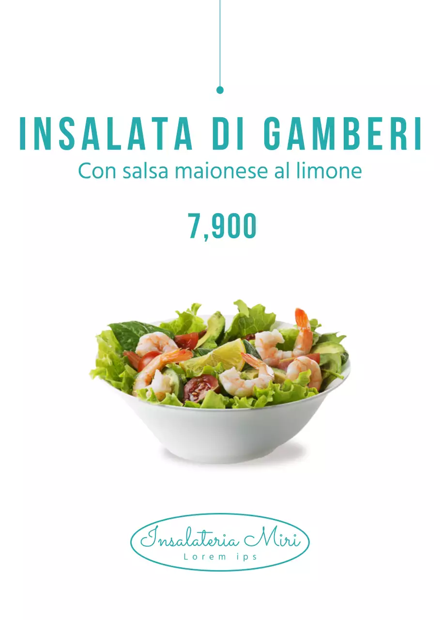 Pulire i cartelloni dei menu delle insalate