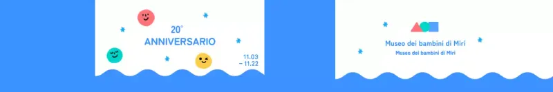 Celebrate il blu, colorato e luminoso