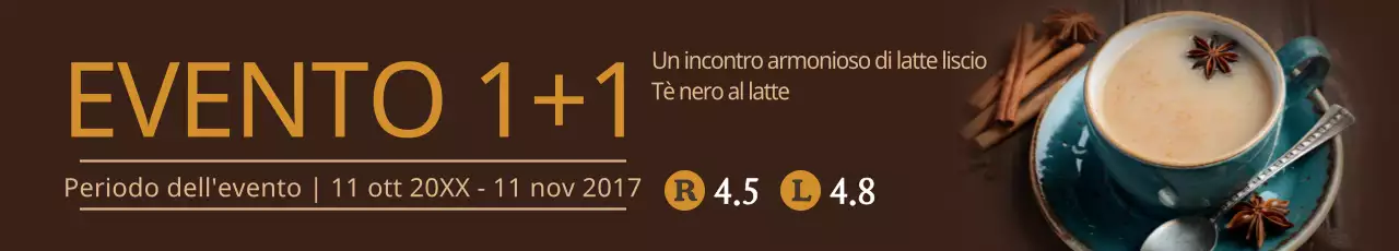 Tè nero al latte