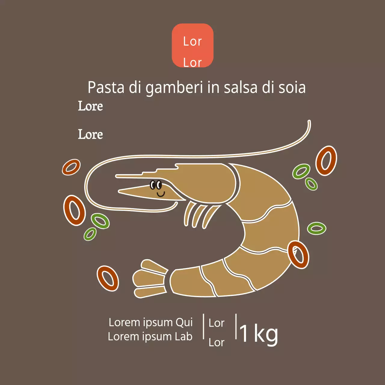 Frutti di mare Salsa di soia Pasta di gamberi