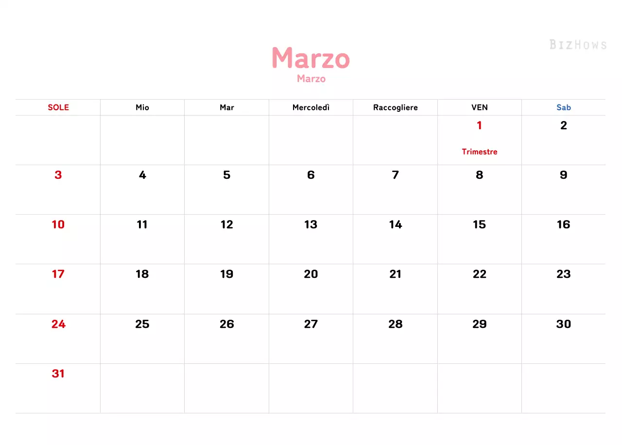 Un calendario di Capodanno caldo e illustrato