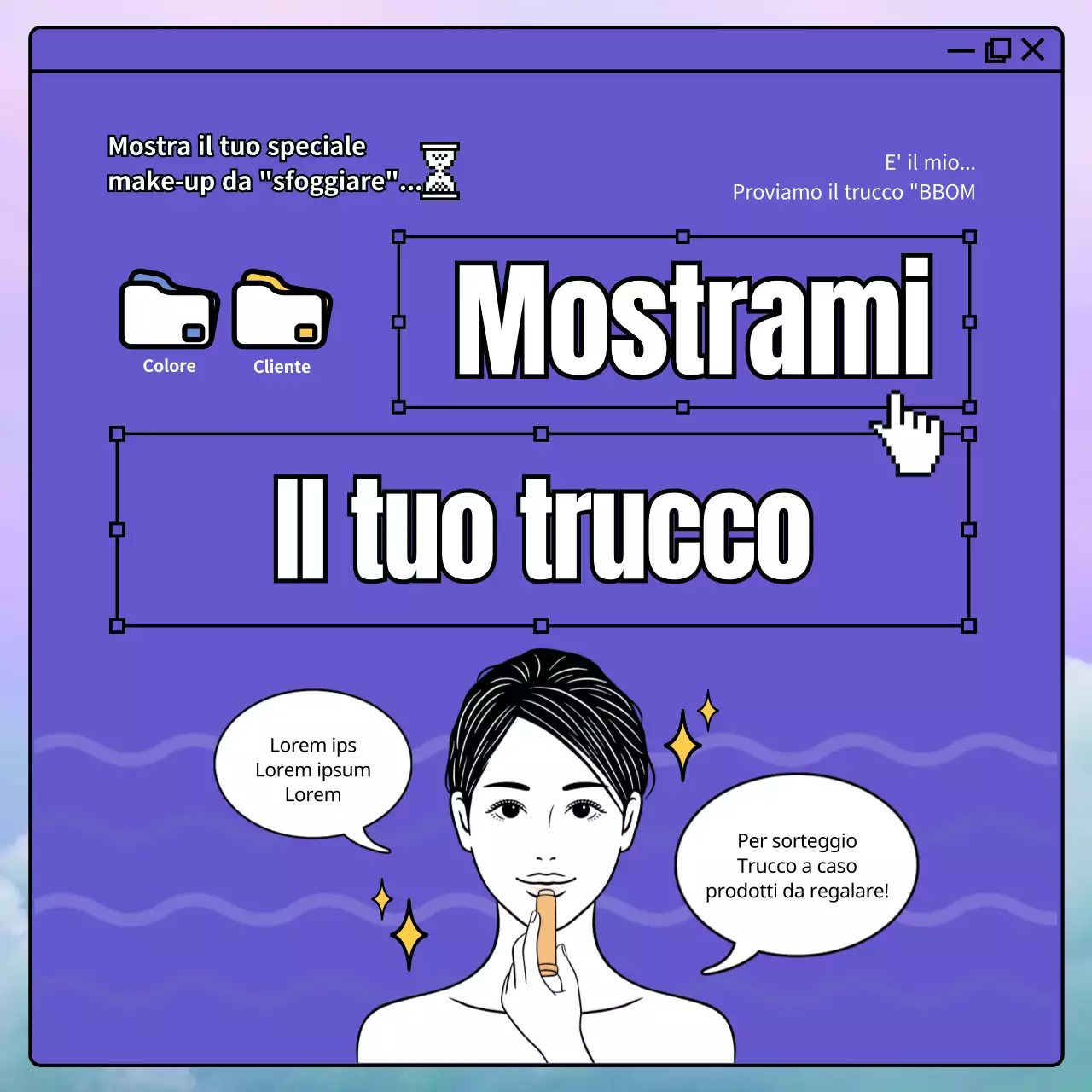 Introduzione del viola come colore personale di tendenza