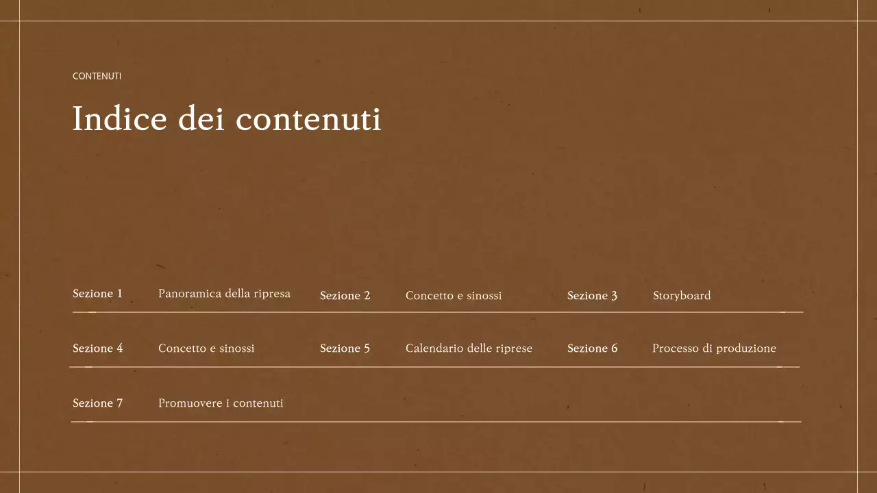 Album Scrapbooking Concept Film Proposal in Beige Brown