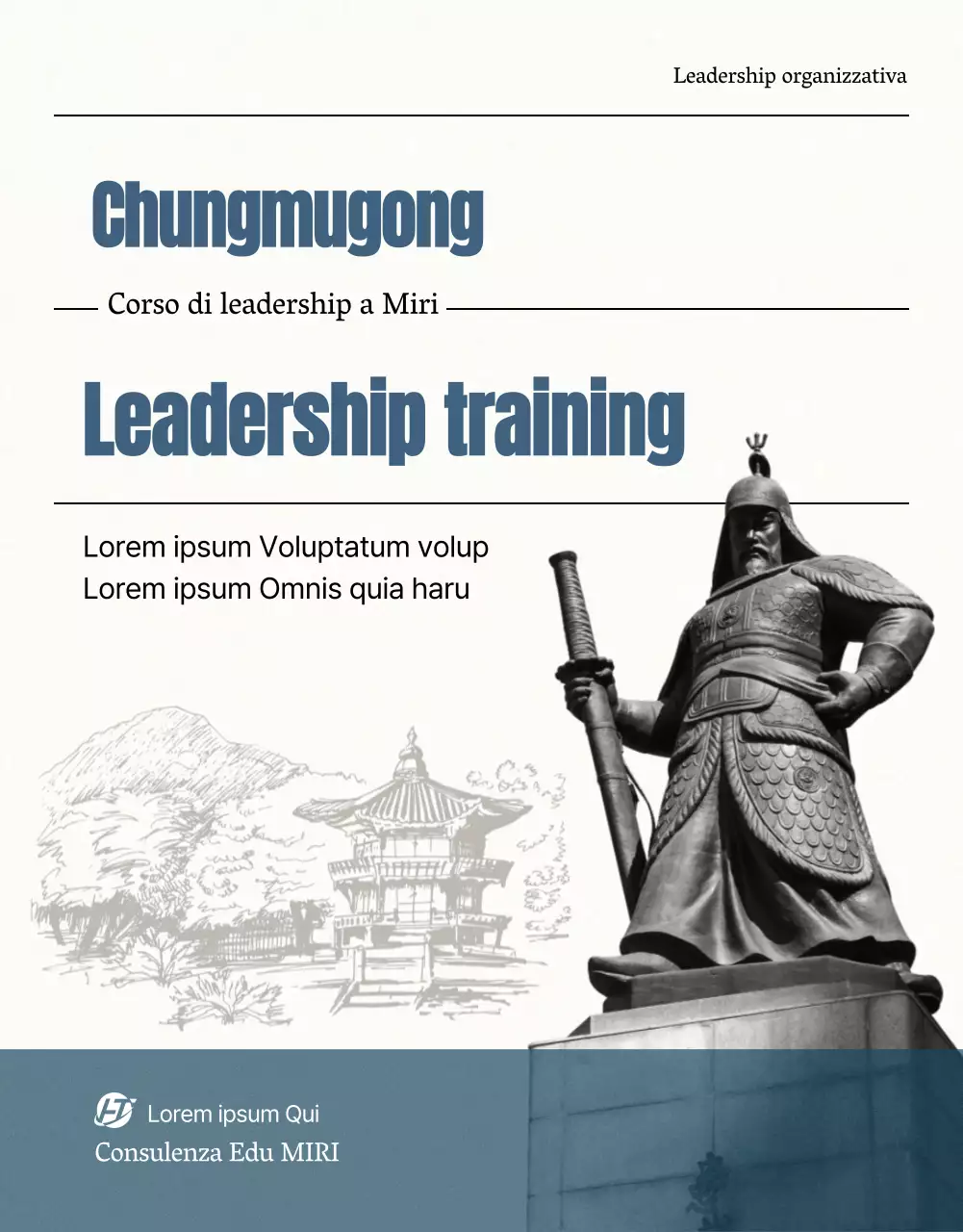 Guida alla formazione della leadership blu e grigia