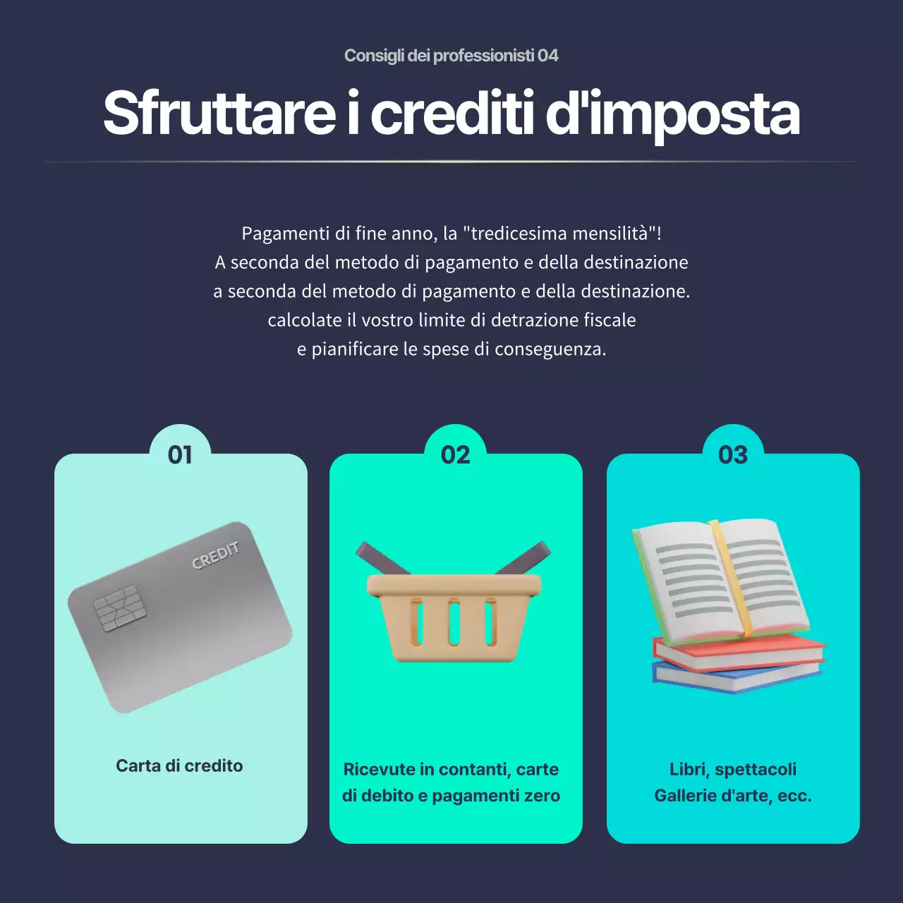 Navy Mint Neat Social Beginner Educazione finanziaria CardNews