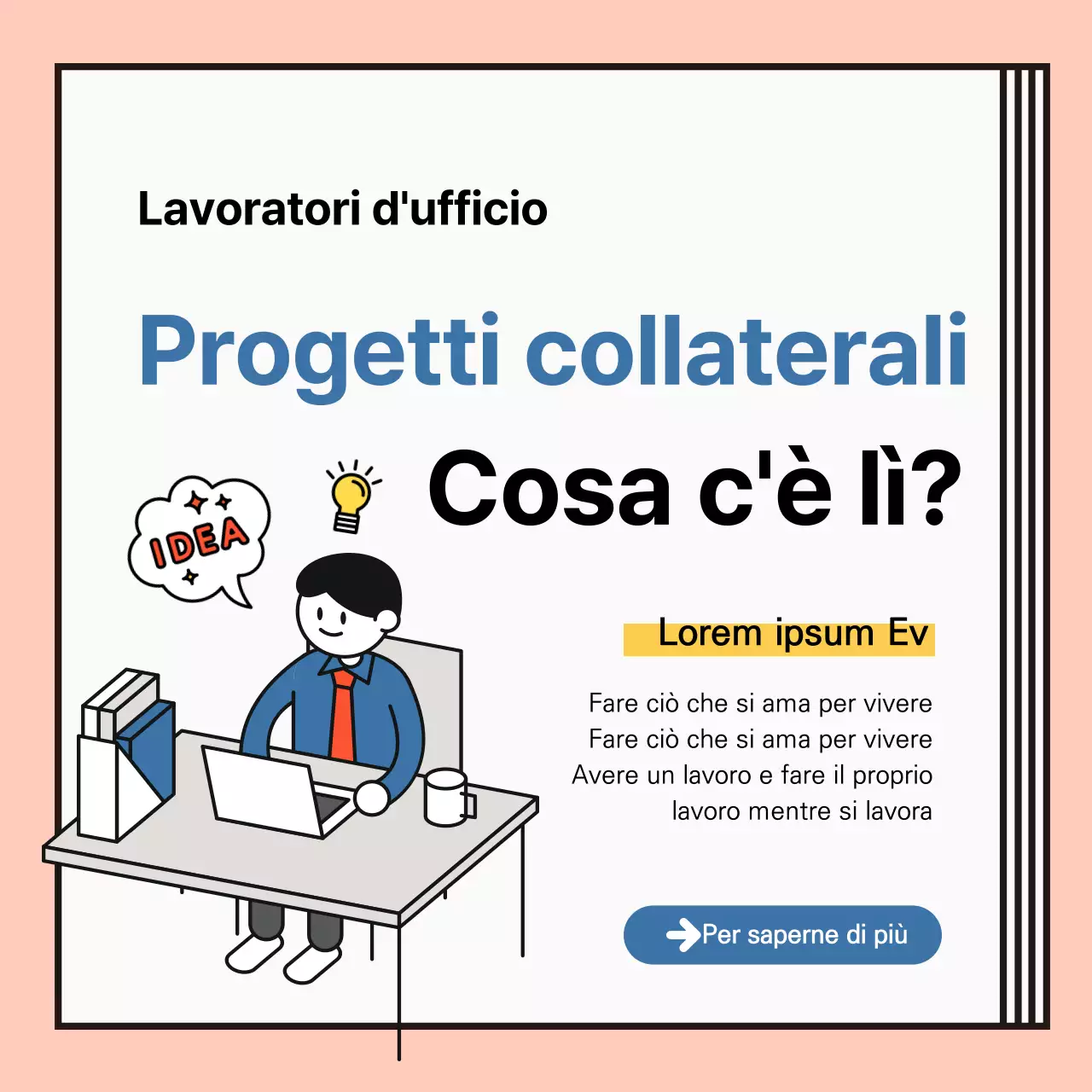 Newsfeed di Instagram dei lavoratori