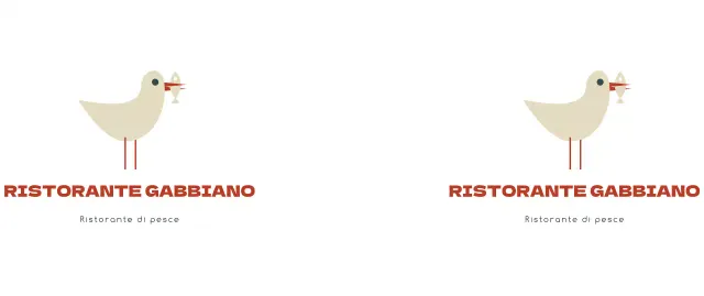 Tazza con illustrazione del logo del ristorante