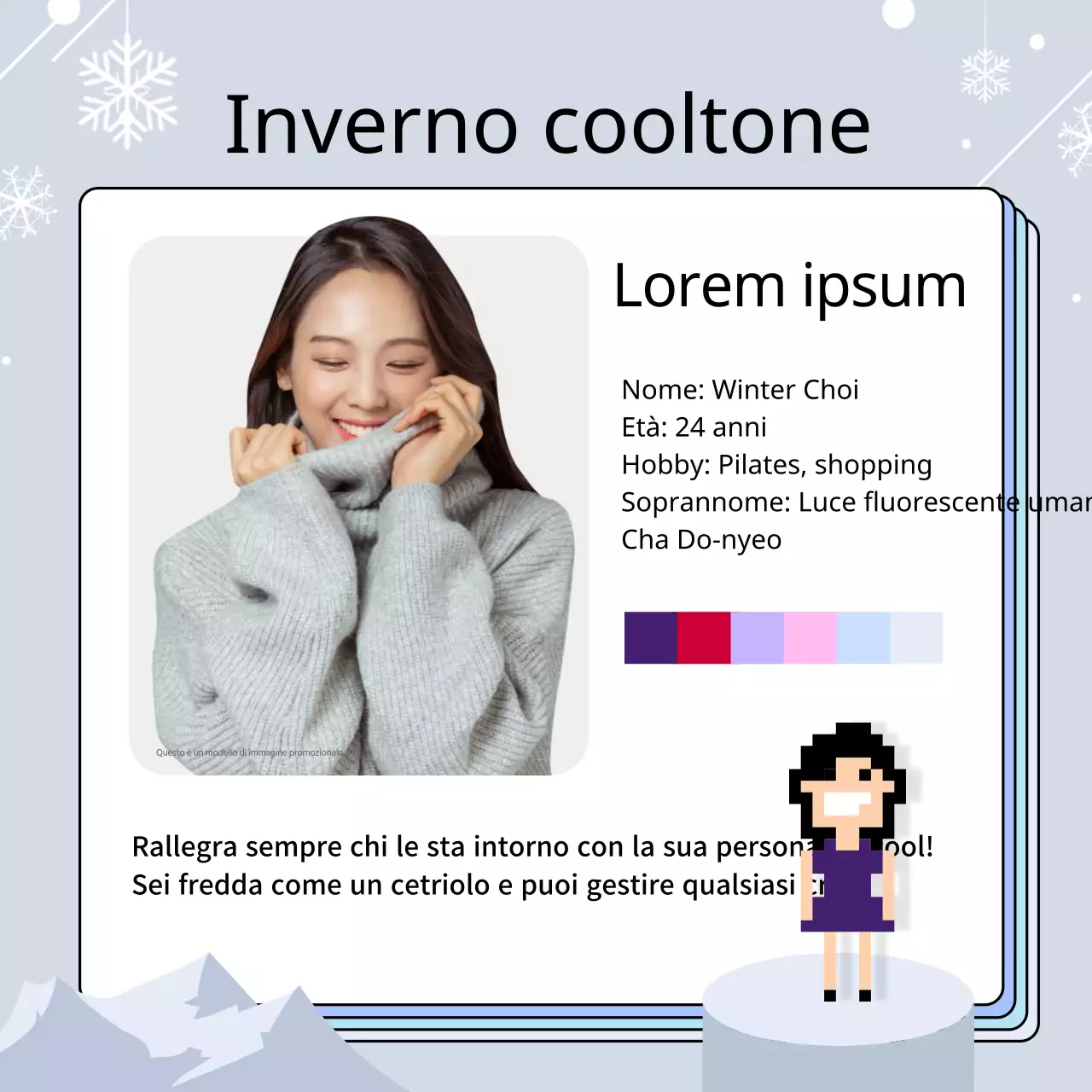 Colorato Colore personale Tono caldo Tono freddo Bucaniere