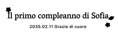Una celebrazione della festa della pietra con semplici illustrazioni di fiori e piante nere e testo