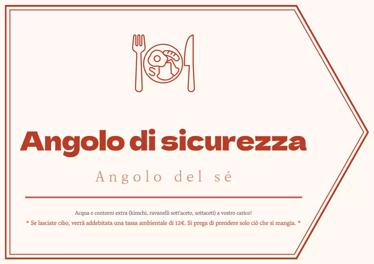 Stile semplice ed emozionale in marrone chiaro e marrone con testo direzionale ad angolo.