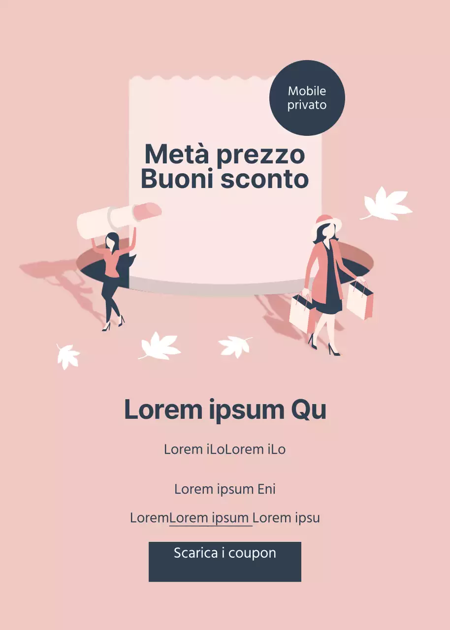Buoni sconto a metà prezzo