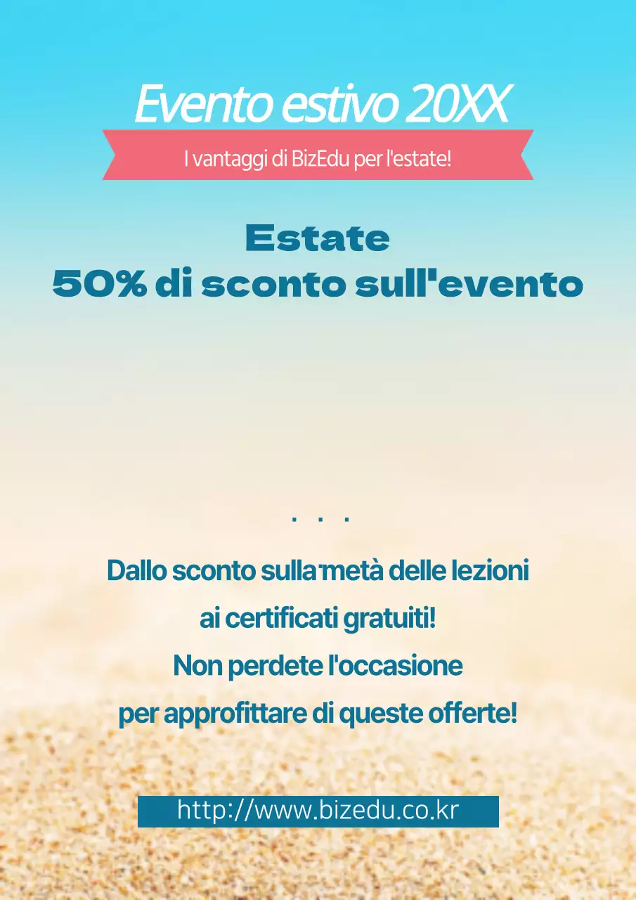 Promuovere eventi di vendita estivi