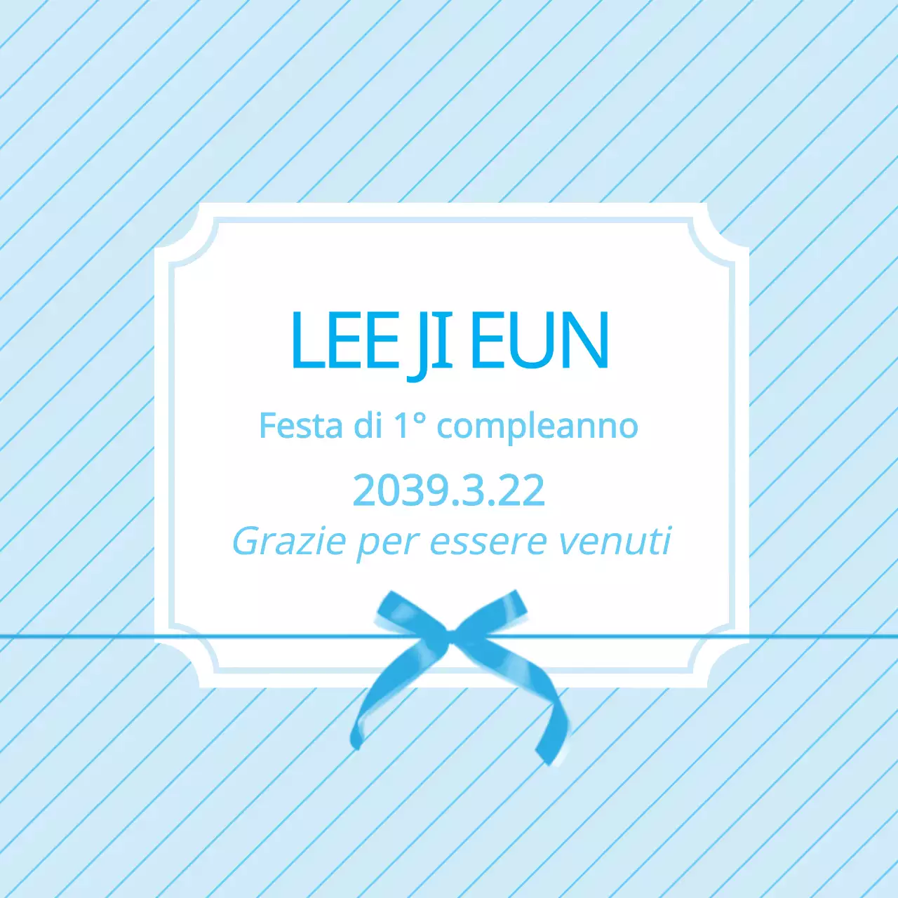 Festa di primo compleanno