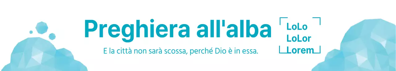 Preghiera all'alba