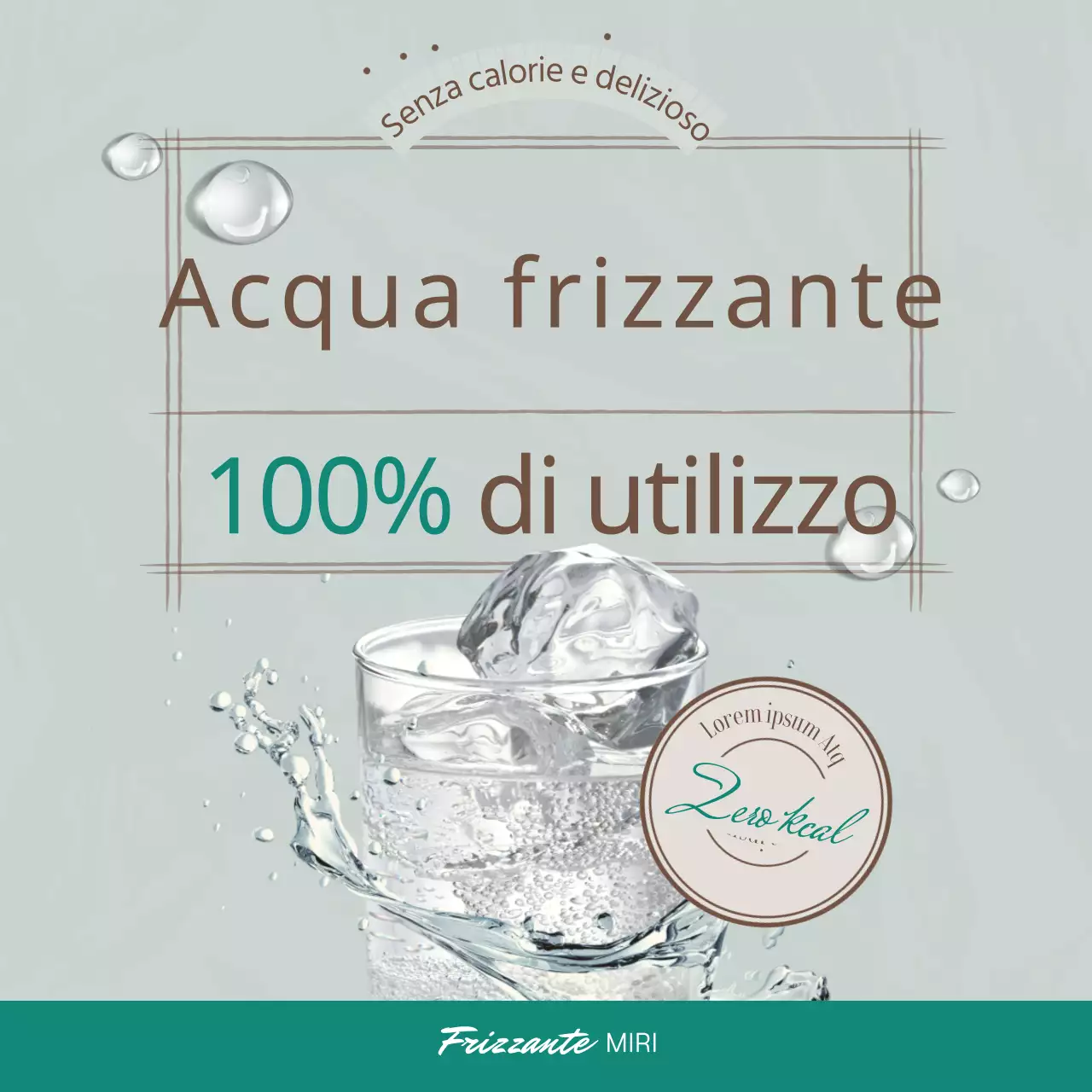 Come utilizzare l'acqua frizzante con un rilassante tema turchese