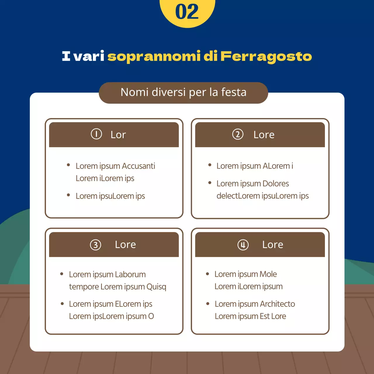 Un'inaspettata storia di Chuseok con un simpatico concetto di illustrazione in blu navy e marrone