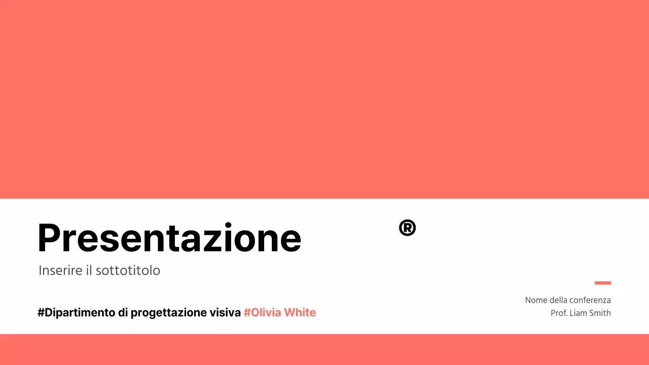 Chip di colore, corallo