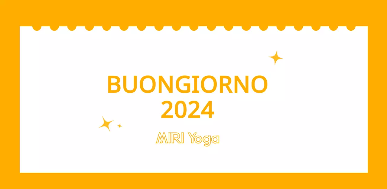 Calendari arancioni da regalare per promuovere il vostro studio di yoga