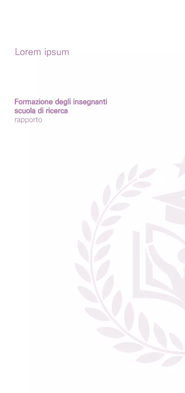 Rapporti con il vostro logo su sfondo bianco