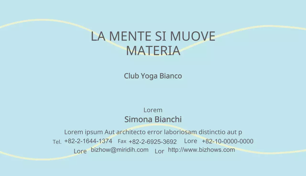 Club Yoga Bianco