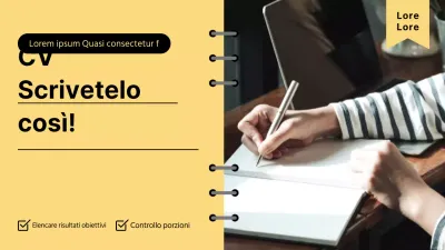 Nota gialla di primavera Concetto Suggerimenti per il CV Miniatura YouTube
