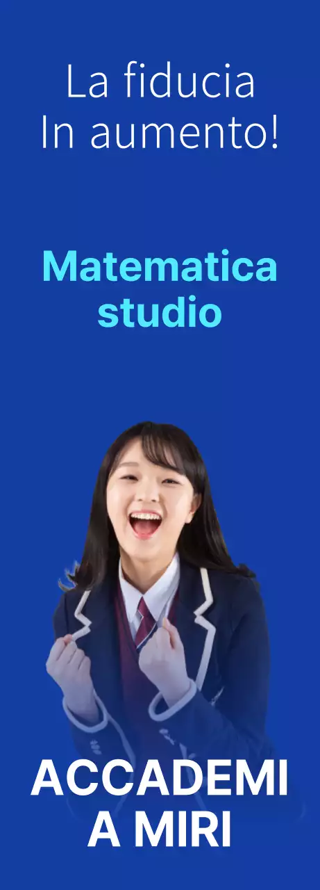 Accademia di matematica inglese in viola e azzurro