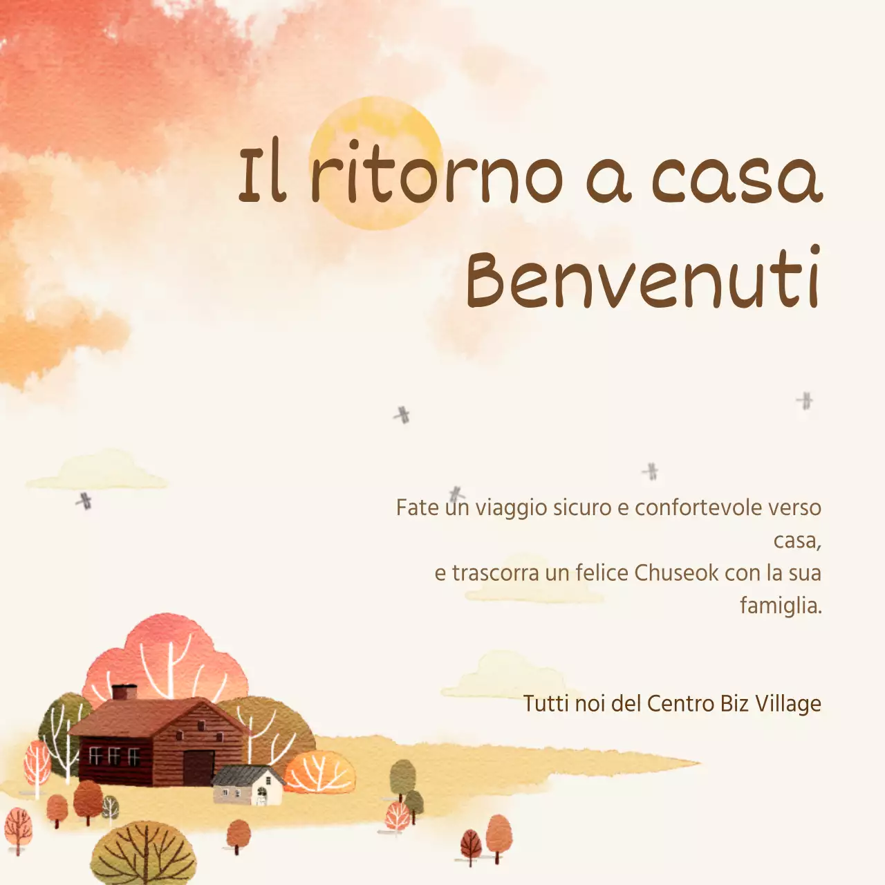 Visitare la propria città natale