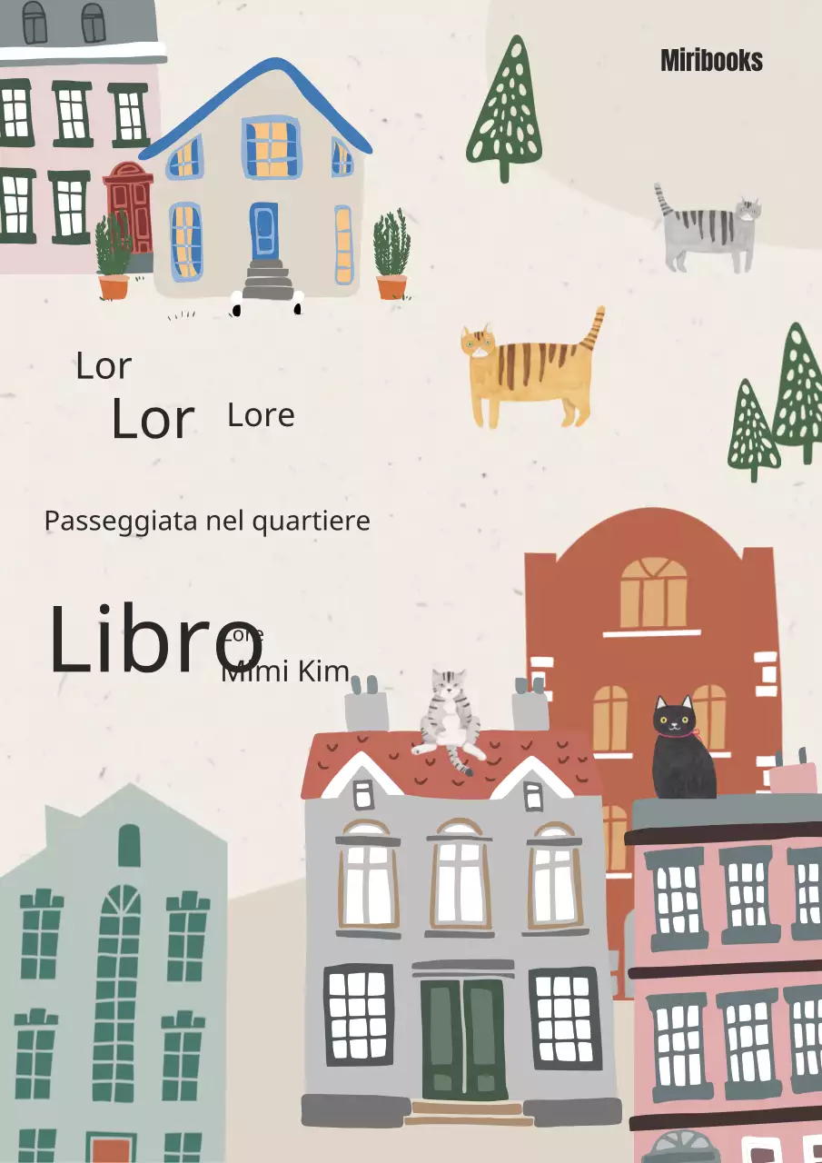 Una guida a piedi con un concetto di paesaggio urbano beige