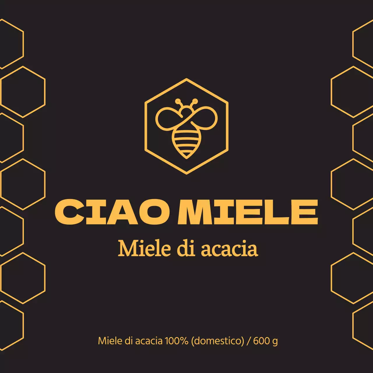 Etichetta adesiva per il miele