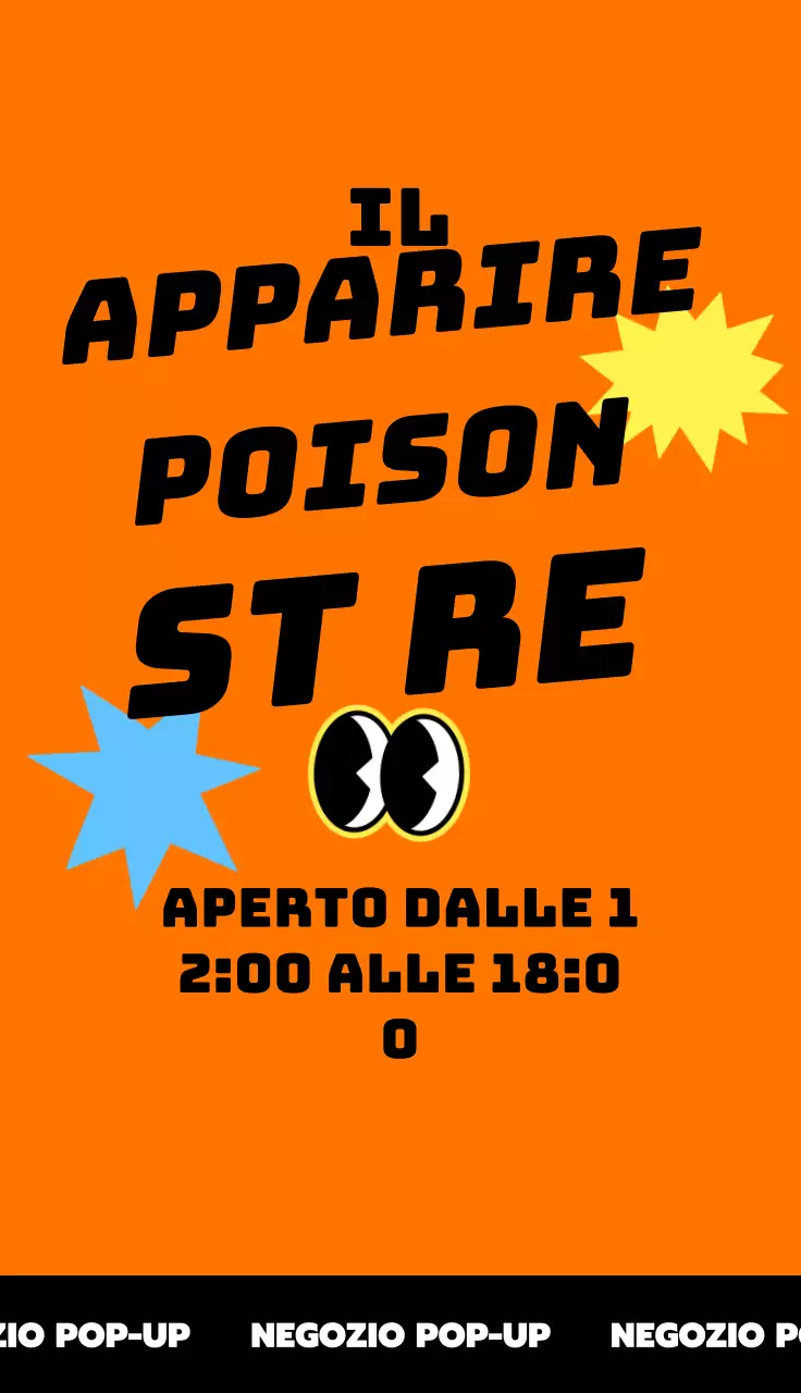 Un negozio pop-up di regali unico e alla moda in nero