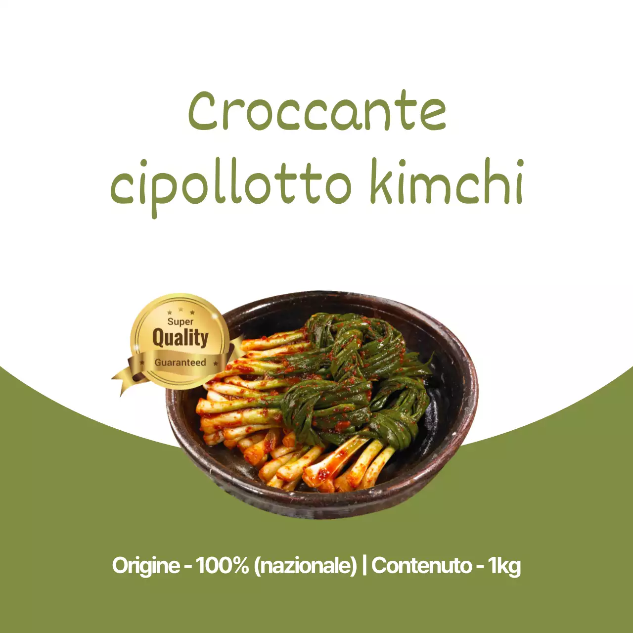 Kimchi di cipolla verde