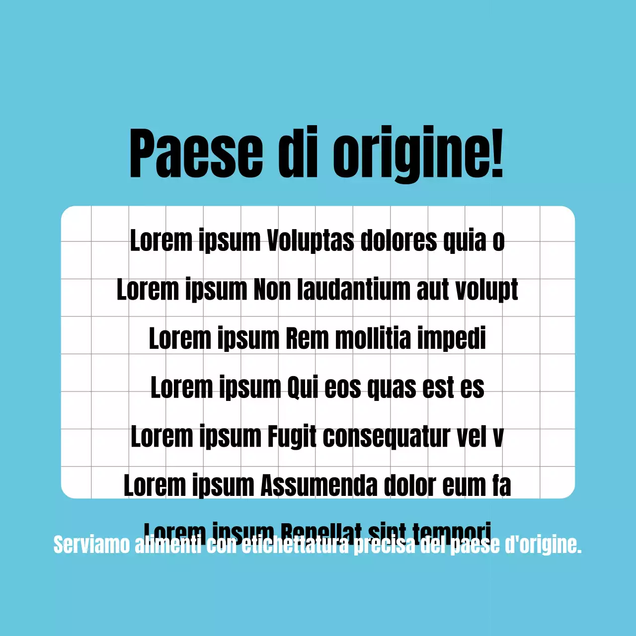 Guida alle origini degli alimenti