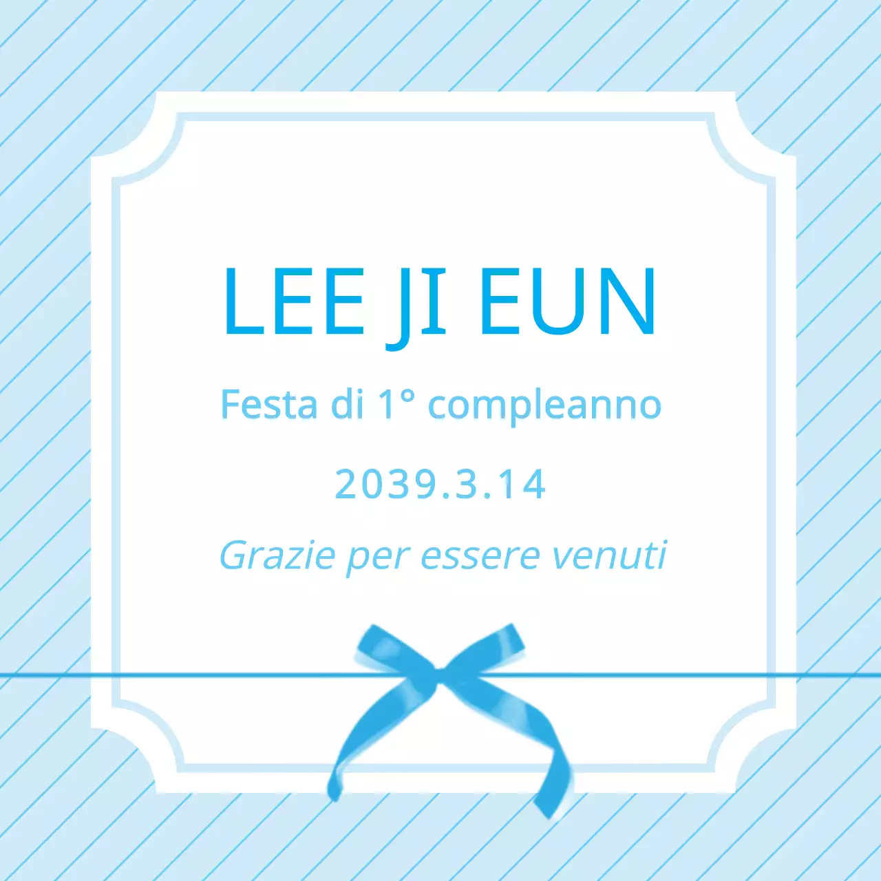 Festa di primo compleanno