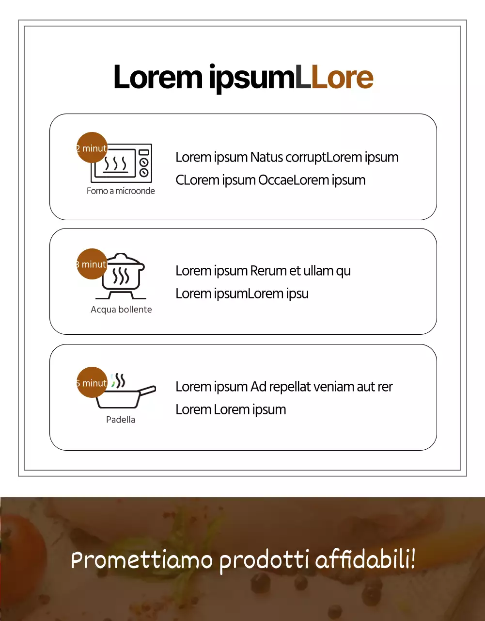 Pagina dettagliata dei petti di pollo Brown's Diet