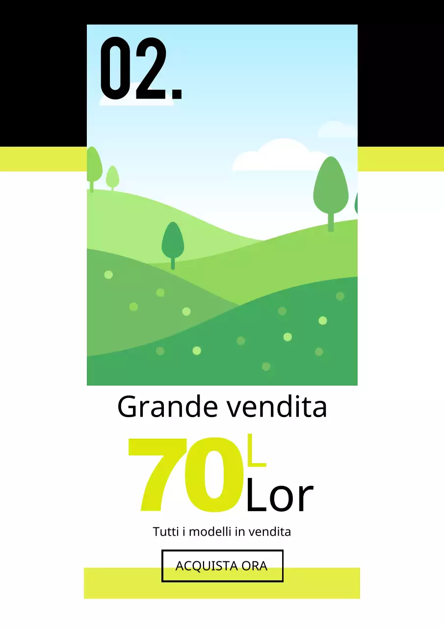 Diversi layout con foto in nero e verde chiaro