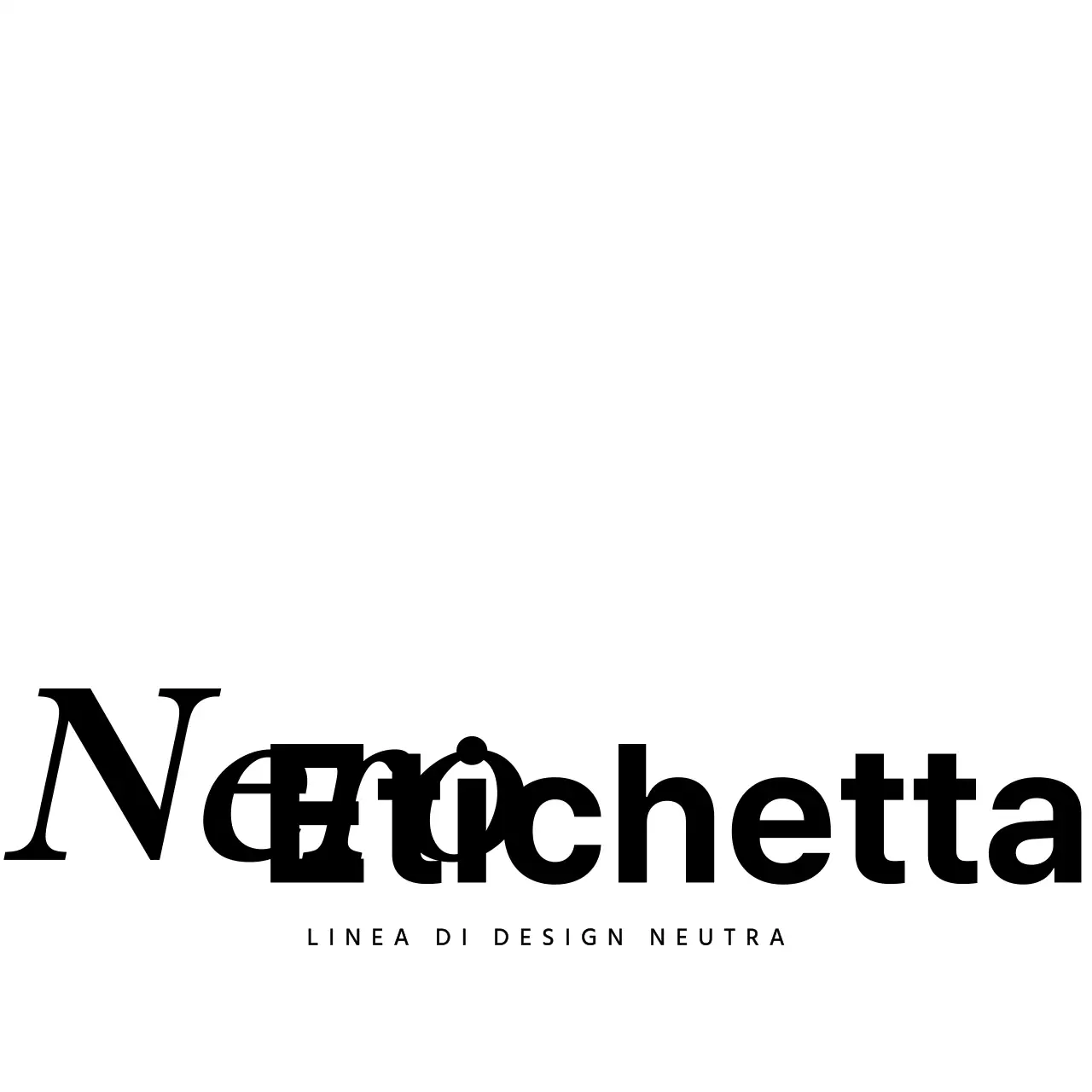 Progettate un logo nero, semplice e con testo in evidenza per un negozio di abbigliamento.