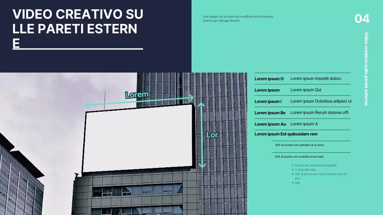 Proposte multimediali in tonalità menta e marina