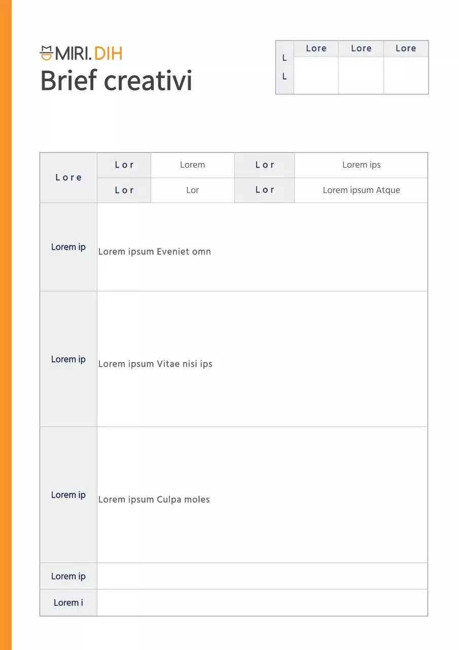 Formattazione di documenti semplici Formattazione creativa breve Formattazione aziendale