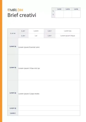 Formattazione di documenti semplici Formattazione creativa breve Formattazione aziendale
