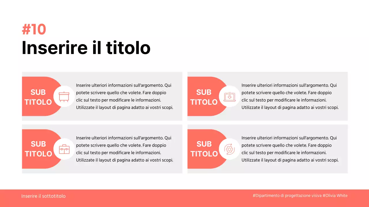 Chip di colore, corallo