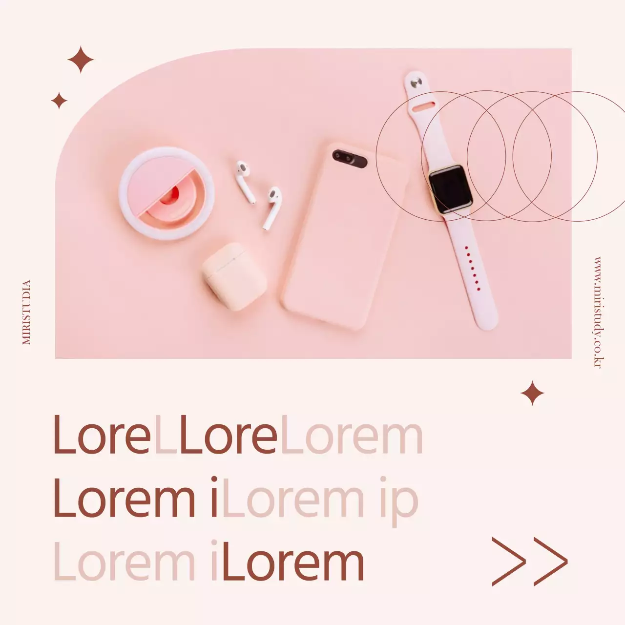 Promuovere articoli da regalo di elettronica rosa