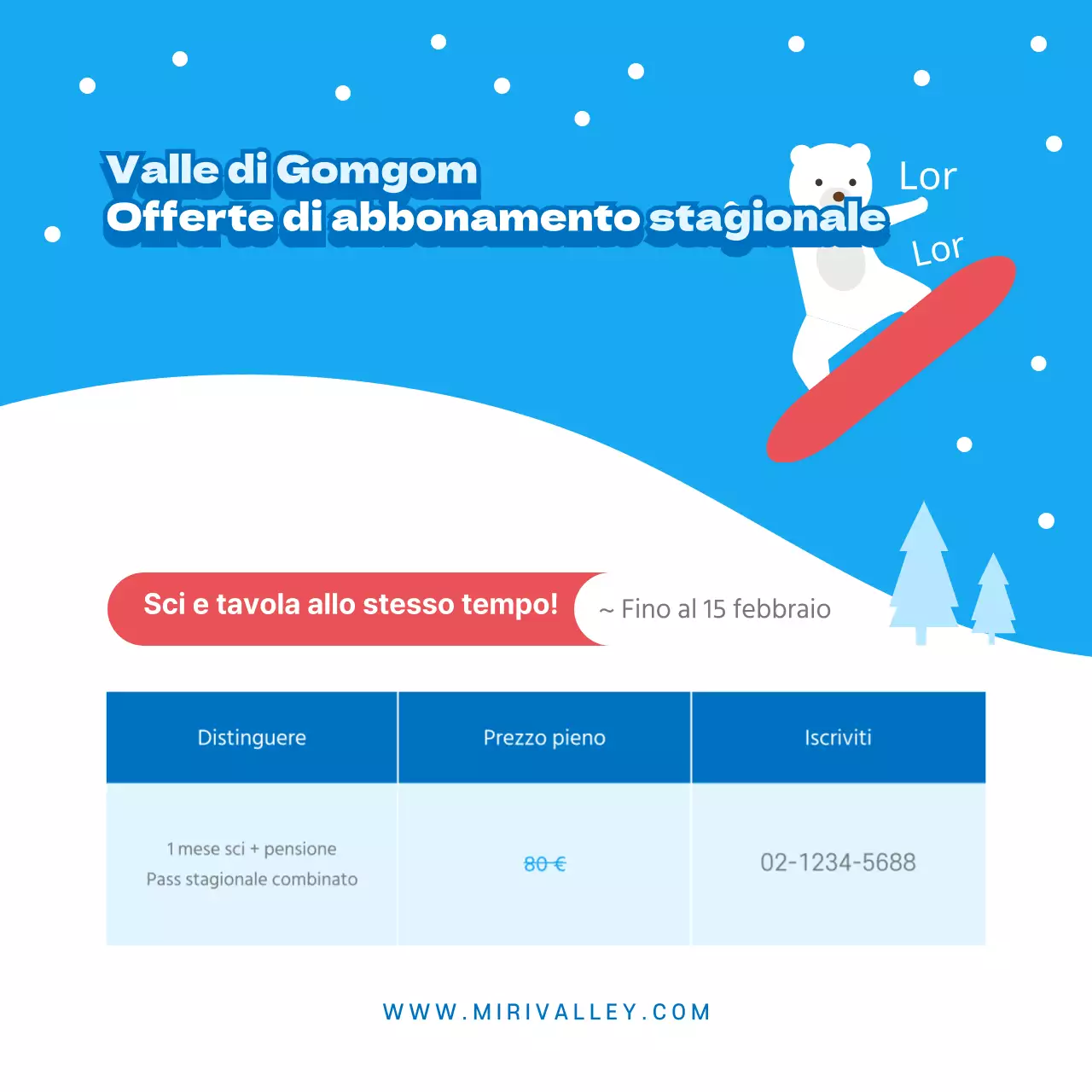 Skipass stagionali per le aree sciistiche