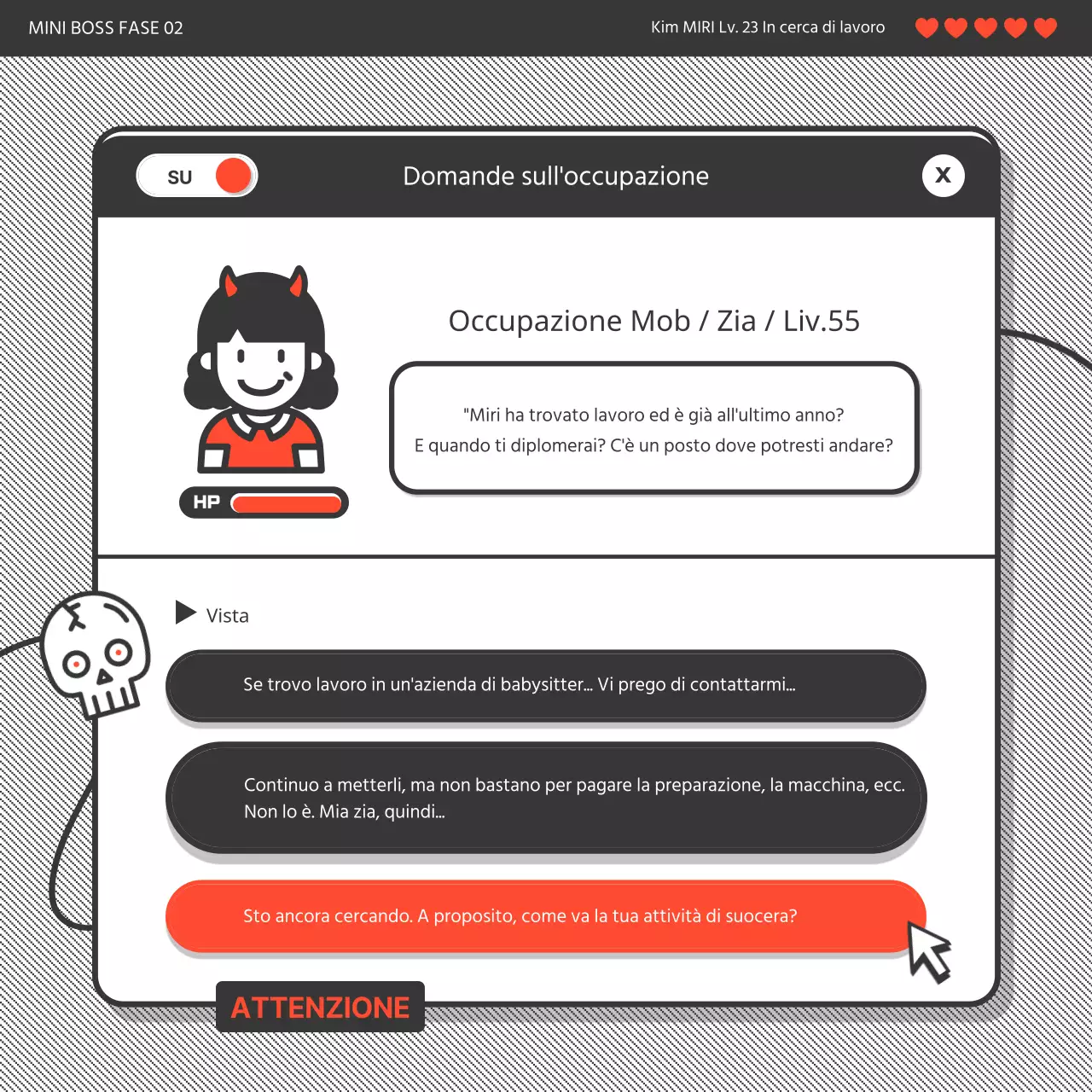 Cartolina per le vacanze Obon in formato gioco grigio scuro e arancioneNews