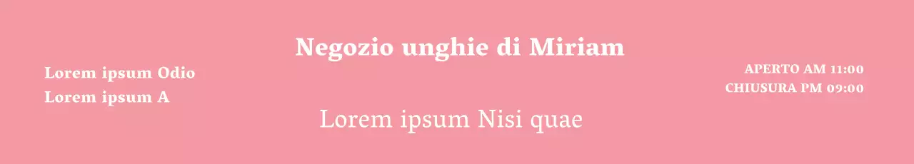 Negozio di unghie_Street Banner