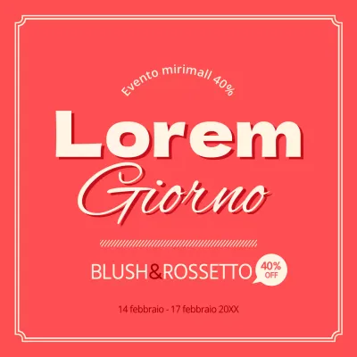 Edizione di San Valentino