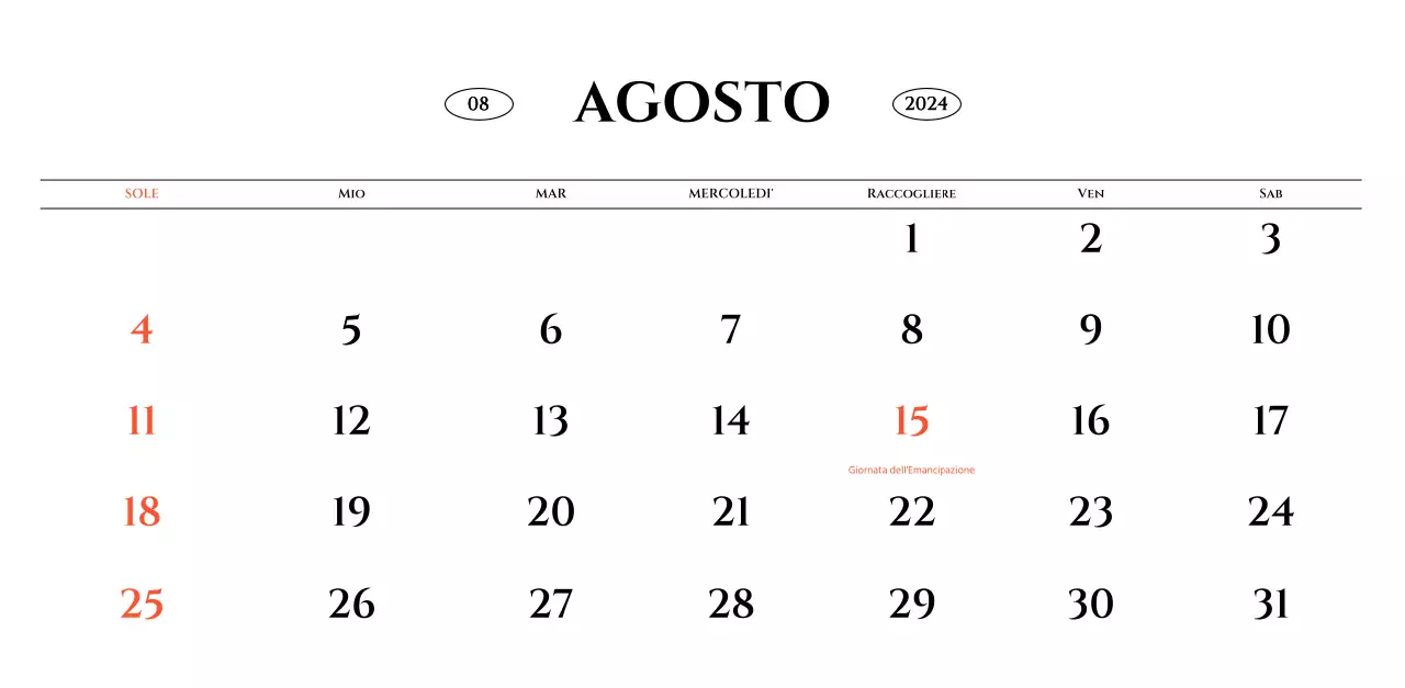 Calendario da parete in stile semplice con concetto di fotografia di viaggio emozionale in bianco e nero